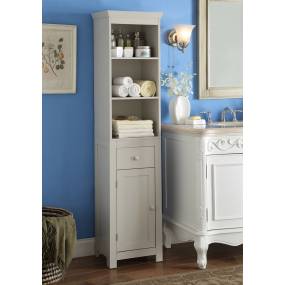 Rancho Space saver Cabinet in White - 4D Concepts 90422
