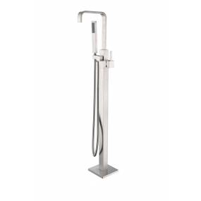 Victoria 2-Handle Claw Foot Tub Faucet with Hand Shower in Brushed Nickel - ANZZI FS-AZ0031BN