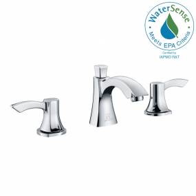 Sonata Series 8 in. Widespread 2-Handle Mid-Arc Bathroom Faucet in Polished Chrome - ANZZI L-AZ015