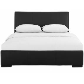Hindes Upholstered Platform Bed, Black, Full - Camden Isle Furniture 86360