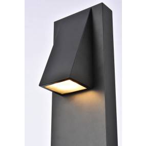 Raine Integrated LED wall sconce in black - Elegant Lighting LDOD4006BK