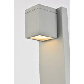 Raine Integrated LED wall sconce in silver - Elegant Lighting LDOD4007S