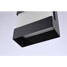 Raine Integrated LED wall sconce in black - Elegant Lighting LDOD4010BK