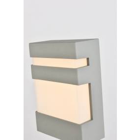 Raine Integrated LED wall sconce in silver - Elegant Lighting LDOD4010S