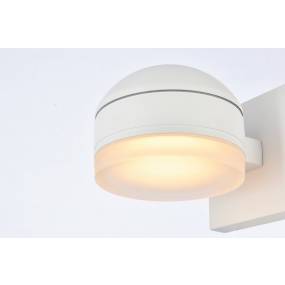 Raine Integrated LED wall sconce in white - Elegant Lighting LDOD4015WH