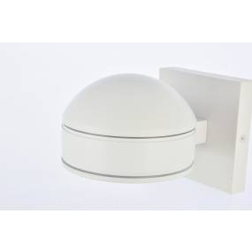 Raine Integrated LED wall sconce in white - Elegant Lighting LDOD4016WH