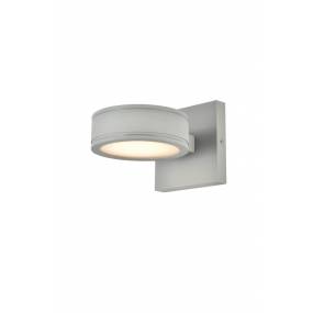Raine Integrated LED wall sconce in silver - Elegant Lighting LDOD4018S