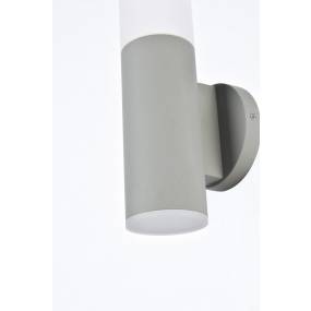 Raine Integrated LED wall sconce  in silver - Elegant Lighting LDOD4020S