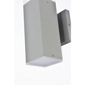 Raine Integrated LED wall sconce  in silver - Elegant Lighting LDOD4021S