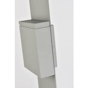 Raine Integrated LED wall sconce  in silver - Elegant Lighting LDOD4024S
