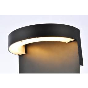 Raine Integrated LED wall sconce  in black - Elegant Lighting LDOD4031BK