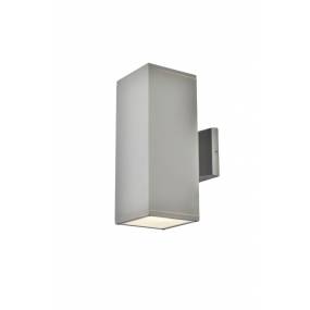 Raine Outdoor Wall in Silver - Elegant Lighting LDOD4042S
