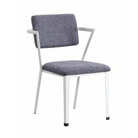 Cargo Chair in Gray Fabric & Red - Acme Furniture 37888