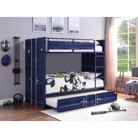 Cargo Bunk Bed (Twin/Twin) in Blue - Acme Furniture 37900