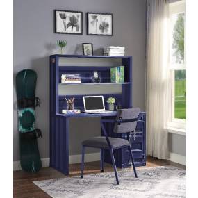 Cargo Desk & Hutch in Blue - Acme Furniture 37907