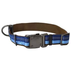 K9 Explorer Sapphire Reflective Adjustable Dog Collar - LeeMarPet 36922SAP