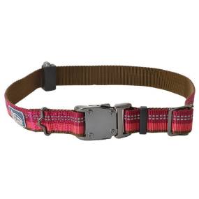 K9 Explorer Berry Red Reflective Adjustable Dog Collar - LeeMarPet 36923BRY