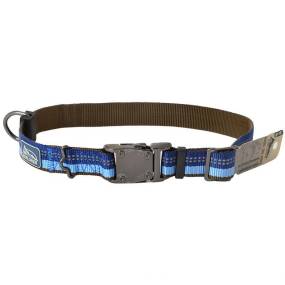 K9 Explorer Sapphire Reflective Adjustable Dog Collar - LeeMarPet 36923SAP
