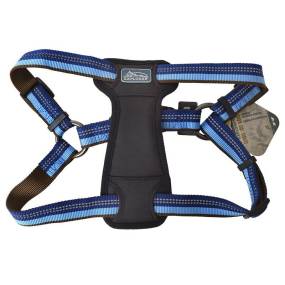 K9 Explorer Sapphire Reflective Adjustable Padded Dog Harness - LeeMarPet 36945SAP