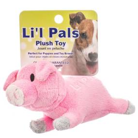 Lil Pals Ultra Soft Plush Dog Toy - Pig - LeeMarPet 84207 PIG
