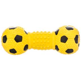 Rascals Latex Soccer Ball Dumbbell Dog Toy - Blue - LeeMarPet 83066 R YLWDOG