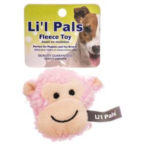 Lil Pals Fleece Monkey Dog Toy - LeeMarPet 84211 MON