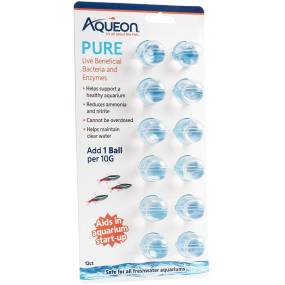 Aqueon Pure LIve Beneficial Bacteria and Enzymes for Aquariums - LeeMarPet 100537200