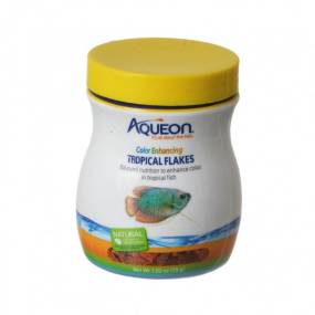Aqueon Color Enhancing Tropical Flakes Fish Food - LeeMarPet 100106038