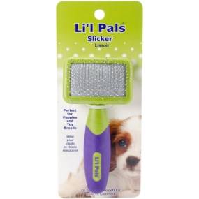 Li'l Pals Tiny Slicker Brush - LeeMarPet W6202