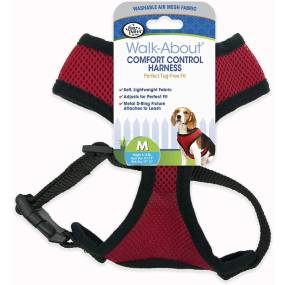 Four Paws Comfort Control Harness - Red - LeeMarPet 100203707