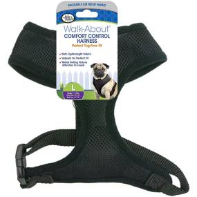 Four Paws Comfort Control Harness - Black - LeeMarPet 100203711