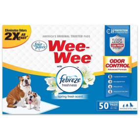 Four Paws Wee-Wee Pads - Febreze Freshness - LeeMarPet 100534946