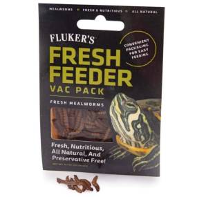 Flukers Mealworm Fresh Feeder Vac Pack  - LeeMarPet 78010