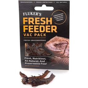 Flukers Grasshopper Fresh Feeder Vac Pack  - LeeMarPet 78013