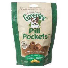 Greenies Pill Pocket Peanut Butter Flavor Dog Treats - LeeMarPet 3101281