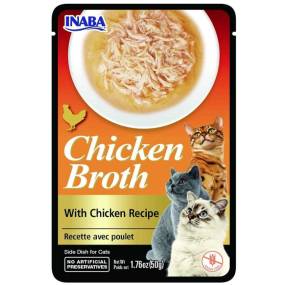 Inaba Chicken Broth with Chicken Recipe Side Dish for Cats - LeeMarPet USA821A