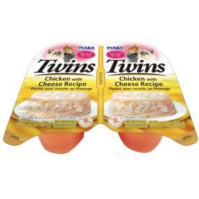 Inaba Twins Chicken with Cheese Recipe Side Dish for Cats - LeeMarPet USA835A