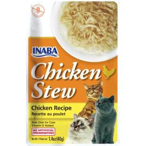 Inaba Chicken Stew Chicken Recipe Side Dish for Cats - LeeMarPet USA811A