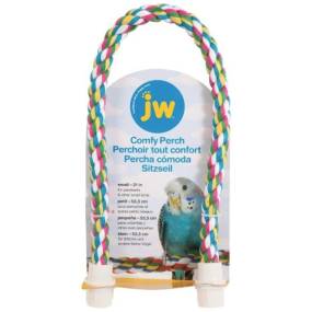 JW Pet Flexible Multi-Color Comfy Rope Perch 21" - LeeMarPet 56104