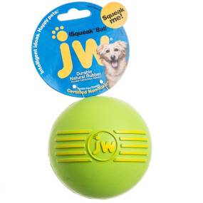JW Pet iSqueak Ball - Rubber Dog Toy - LeeMarPet 43031
