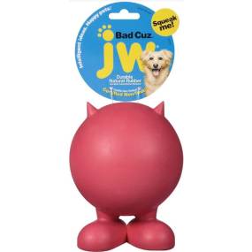 JW Pet Bad Cuz Rubber Squeaker Dog Toy - LeeMarPet 43170