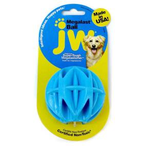 JW Pet Megalast Rubber Dog Toy - Ball - LeeMarPet 46300