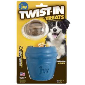 JW Pet Twist-In Treats Dog Toy Medium - LeeMarPet 47023