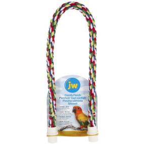 JW Pet Flexible Multi-Color Comfy Rope Perch 32" - LeeMarPet 56116