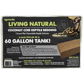 Komodo Living Natural Coconut Coir Reptile Bedding Brick - LeeMarPet 93354