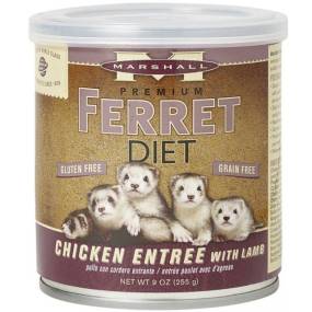 Marshall Premium Ferret Diet Chicken Entrée with Lamb - LeeMarPet FD-431