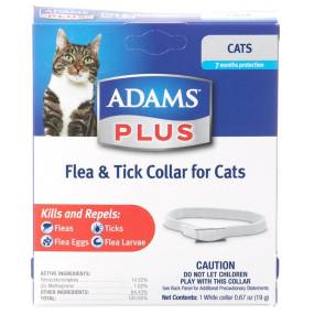Adams Plus Breakaway Flea & Tick Collar for Cats & Kittens - LeeMarPet 100520392