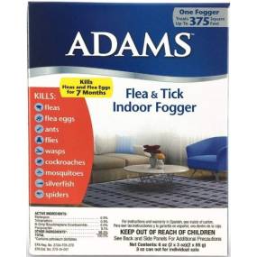 Adams Flea and Tick Indoor Fogger 3 oz - LeeMarPet 100512407