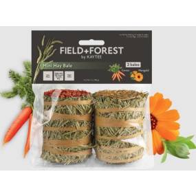 Kaytee Field and Forest Mini Hay Bale Carrot and Marigold - LeeMarPet 100545034
