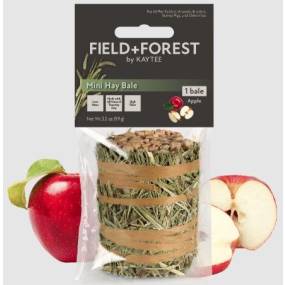 Kaytee Field and Forest Mini Hay Bale Apple - LeeMarPet 100545037